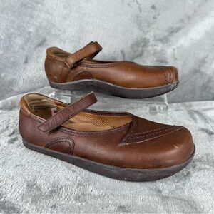 Earth Echelon Sanstone Mary Jane Womens 7 Shoes Leather Comfort USA Minimalist